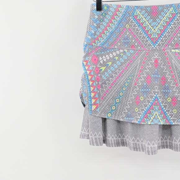 Lucky in Love Desert Vibes Ruched Skort Size XS Print Tennis Skirt Pickleball‎ - Picture 10 of 11